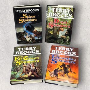 Terry Brooks Heritage of Shannara Quartet HC DJ First Edition Set 1990-1993